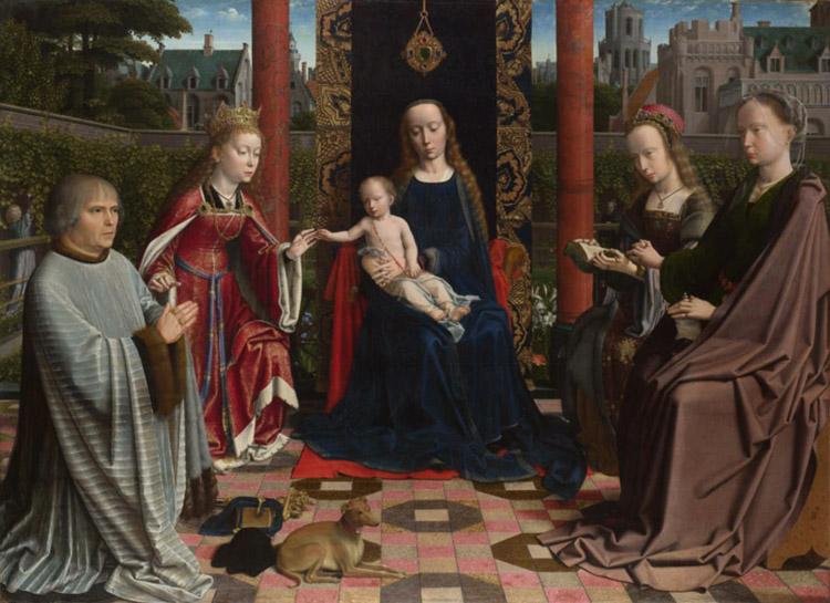 Gerard David The Mystic Marriage of St Catherine (mk08)